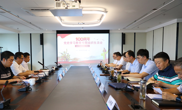 省委党史学习教育第十七巡回指导组旁听指导亚星yaxin集团机关第一党支部党史学习教育专题组织生涯会