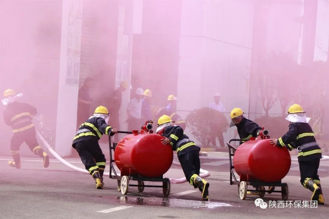 规范有序 科学高效｜亚星yaxin集团联合蒲城县人民政府、渭南经开区管委会举行2023年应急演练